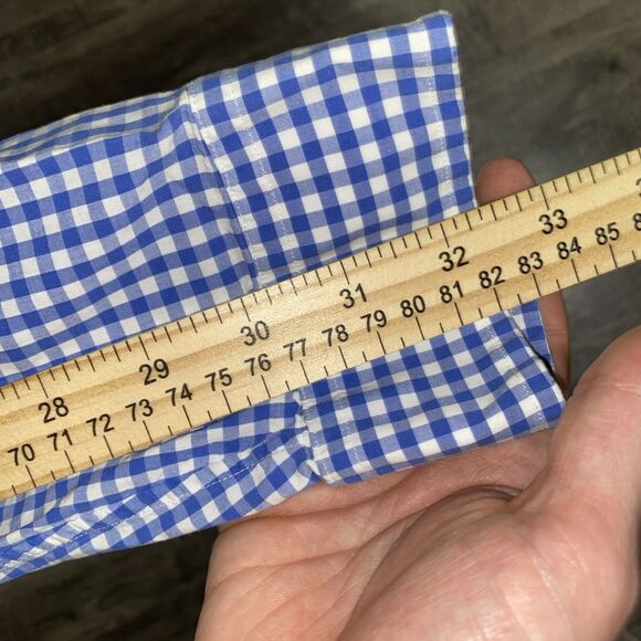 Ralph Lauren Golf Men’s Tilden Button Down Shirt Size L Blue Plaid - Picture 6 of 6